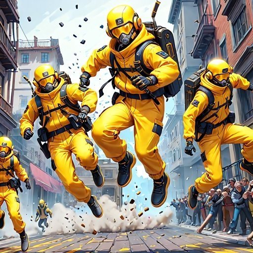 Little Yellowmen Jumping