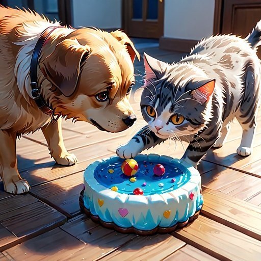 Dog and Cat Sweet
